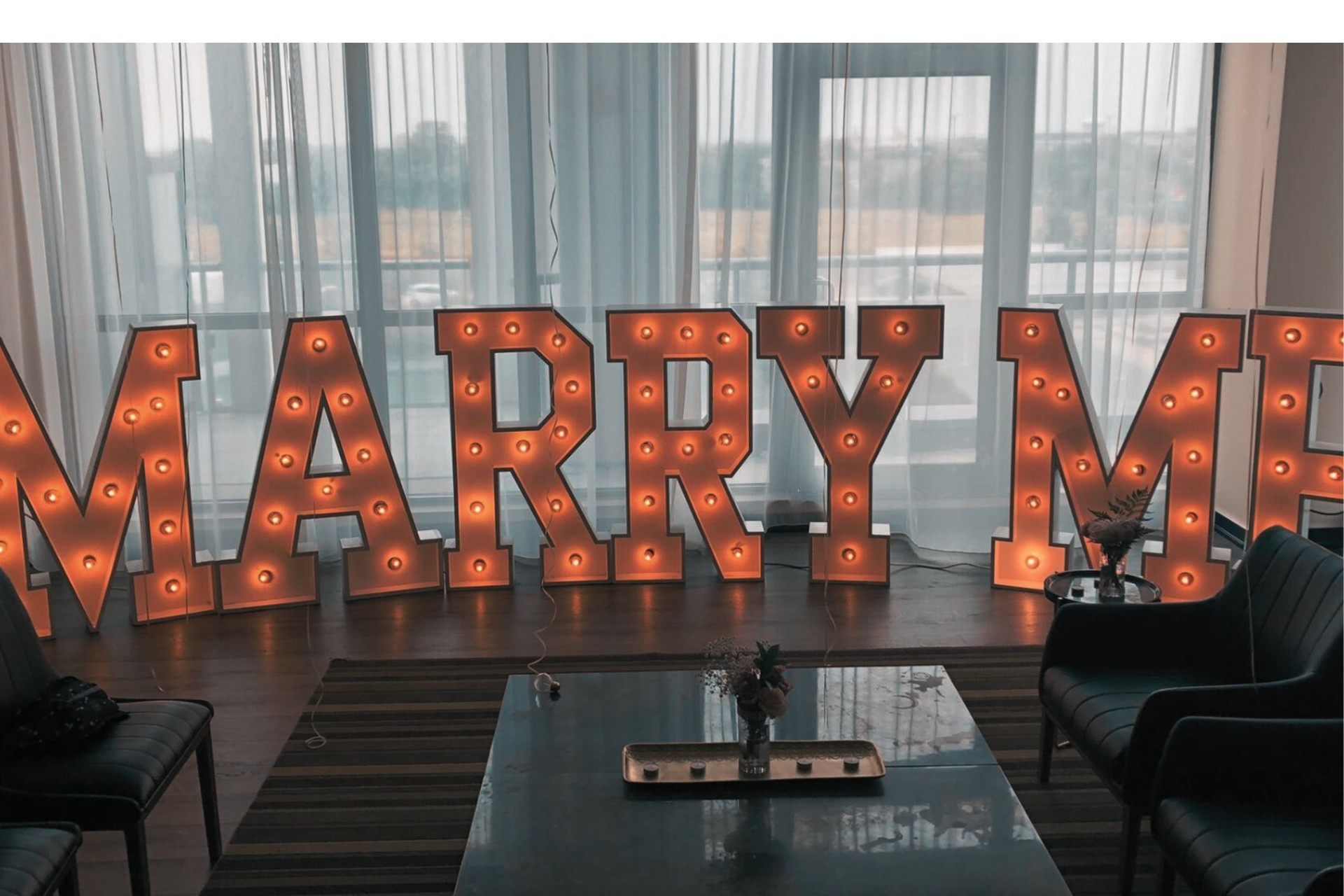 Glendale Marry Me Marquee Letters Rental