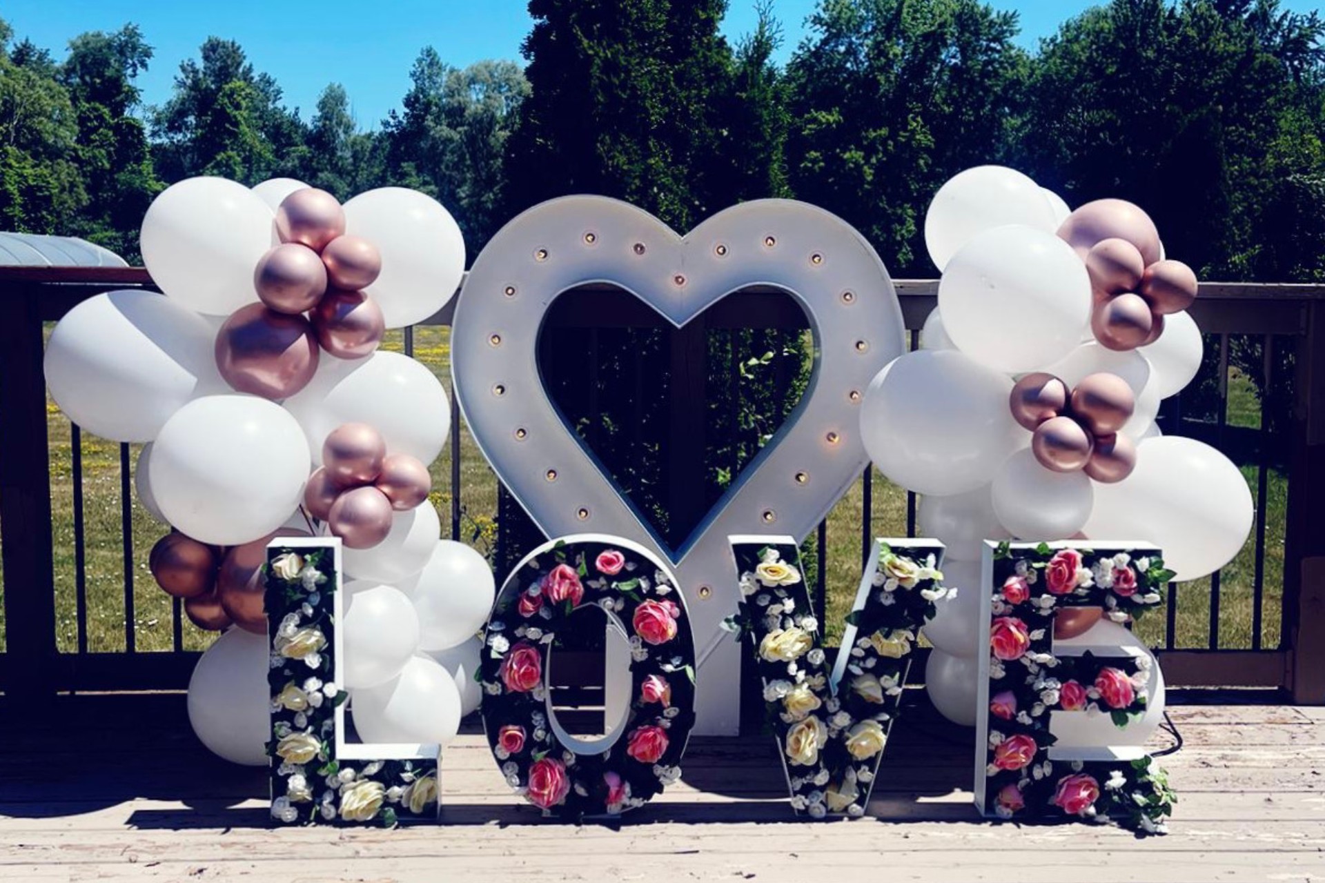 San Diego Love Marquee Letters Rental